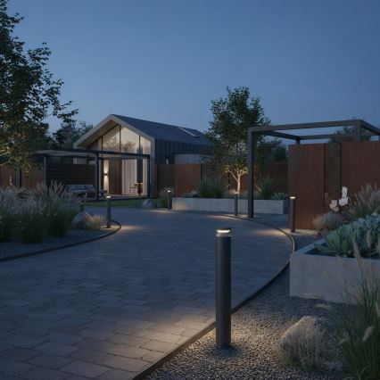 Ideal Lux - LED Vanjska lampa BOEING LED/14W/230V 100 cm CRI 90 IP65 crna