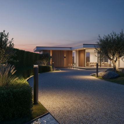 Ideal Lux - LED Vanjska lampa BOEING LED/14W/230V 100 cm CRI 90 IP65 crna