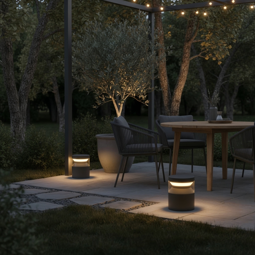 Ideal Lux - LED Vanjska lampa BOEING LED/14W/230V 15 cm CRI 90 IP65 crna