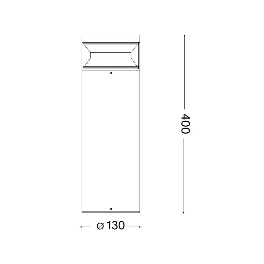 Ideal Lux - LED Vanjska lampa BOEING LED/14W/230V 40 cm CRI 90 IP65 antracit