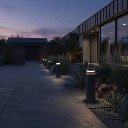 Ideal Lux - LED Vanjska lampa BOEING LED/14W/230V 40 cm CRI 90 IP65 crna