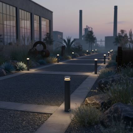 Ideal Lux - LED Vanjska lampa BOEING LED/14W/230V pr. 70 cm CRI 90 IP65 crna