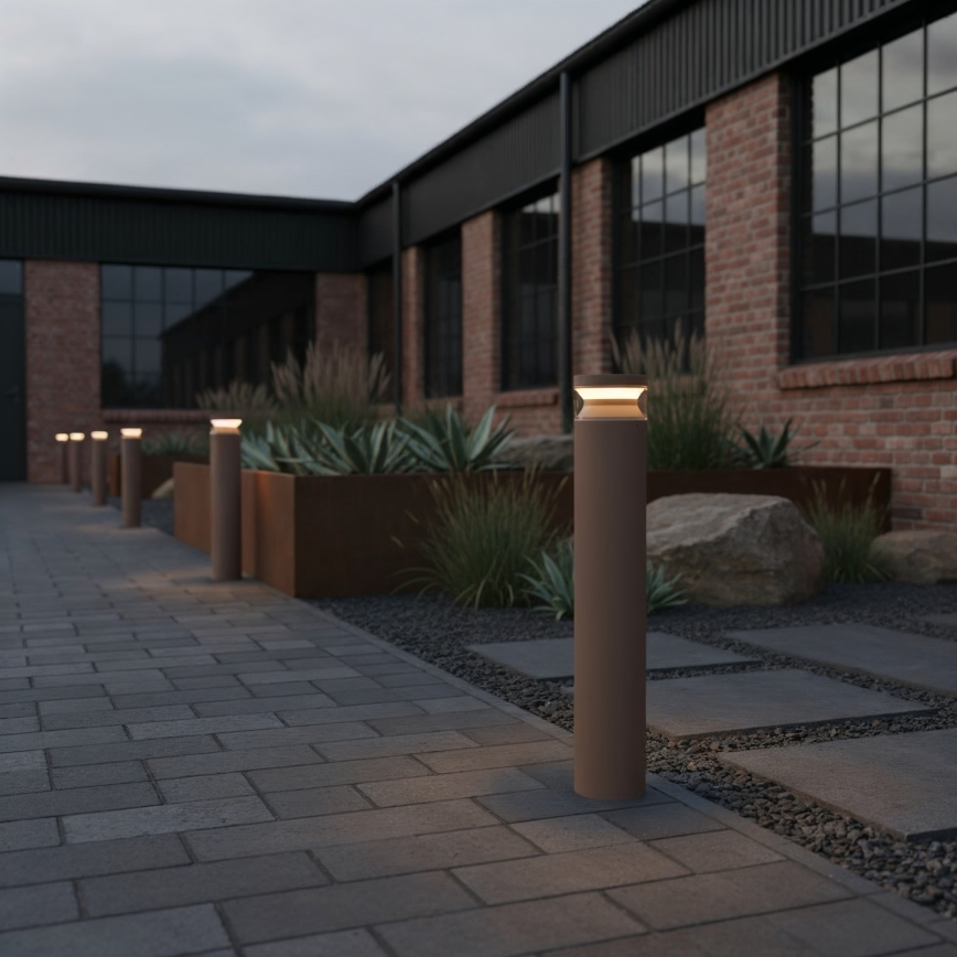 Ideal Lux - LED Vanjska lampa BOEING LED/14W/230V pr. 70 cm CRI 90 IP65 smeđa