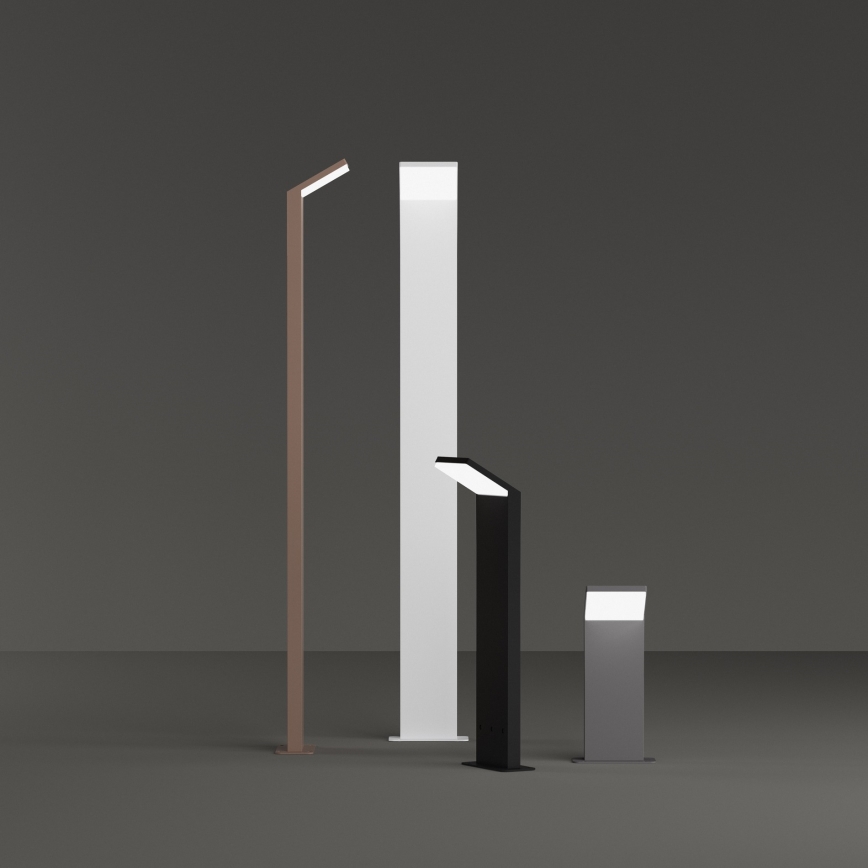 Ideal Lux - LED Vanjska lampa STYLE LED/8,5W/230V 4000K 50 cm CRI 90 IP54 crna