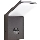 Ideal Lux - LED Vanjska svjetiljka sa senzorom STYLE LED/9W/230V 4000K CRI 90 IP54 antracit