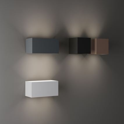 Ideal Lux - LED Vanjska zidna svjetiljka ATOM LED/12W/230V CRI 90 IP54 smeđa