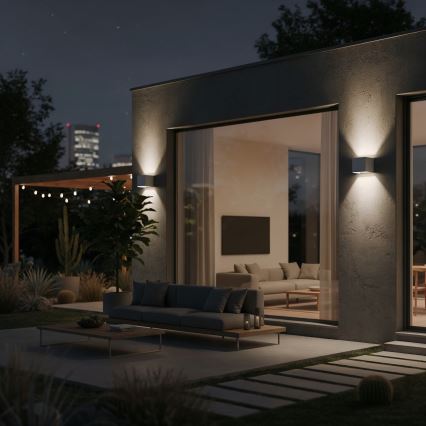 Ideal Lux - LED Vanjska zidna svjetiljka ATOM LED/12W/230V CRI 90 IP54 bijela