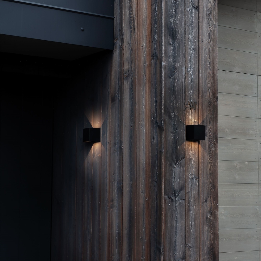 Ideal Lux - LED Vanjska zidna svjetiljka ATOM LED/12W/230V CRI 90 IP54 crna