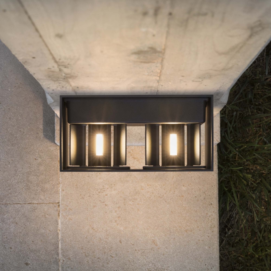 Ideal Lux - LED Vanjska zidna svjetiljka ATOM LED/25W/230V CRI 90 IP54 antracit