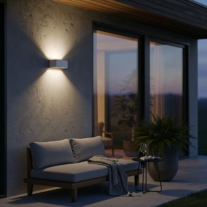 Ideal Lux - LED Vanjska zidna svjetiljka ATOM LED/25W/230V CRI 90 IP54 bijela