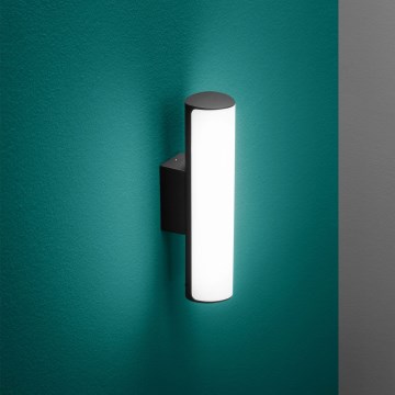 Ideal Lux - LED Vanjska zidna svjetiljka ETERE LED/9,5W/230V 3000K CRI 90 IP44 crna