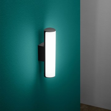 Ideal Lux - LED Vanjska zidna svjetiljka ETERE LED/9,5W/230V 4000K CRI 90 IP44 crna