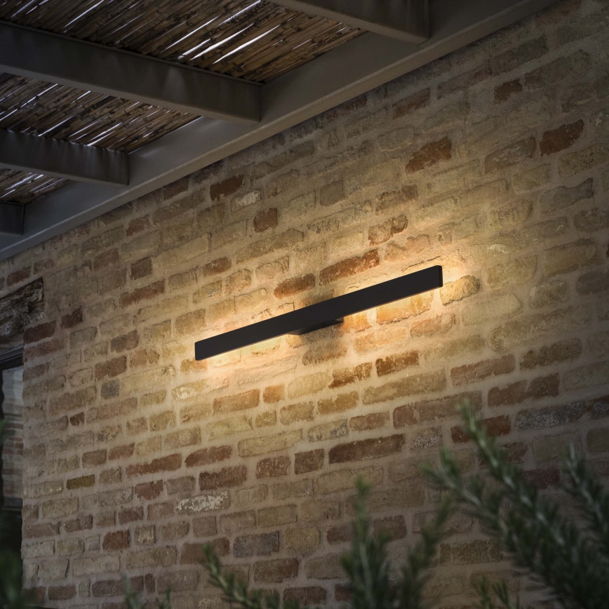 Ideal Lux - LED vanjsko zidno svjetlo LINEA LED/23W/230V CRI 90 144 cm IP54 crna