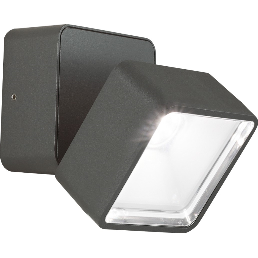 Ideal Lux - LED vanjsko zidno svjetlo OMEGA LED/7W/230V CRI 90 IP54 antracit