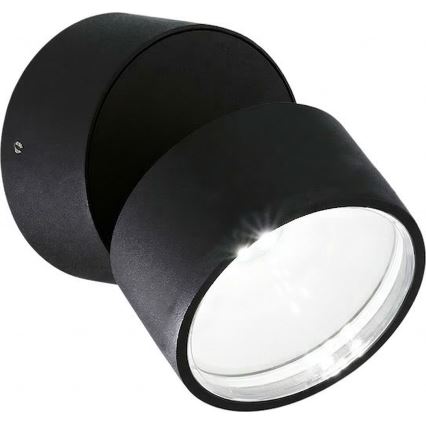 Ideal Lux - LED vanjska zidna svjetiljka OMEGA LED/7W/230V CRI 90 IP54 crna