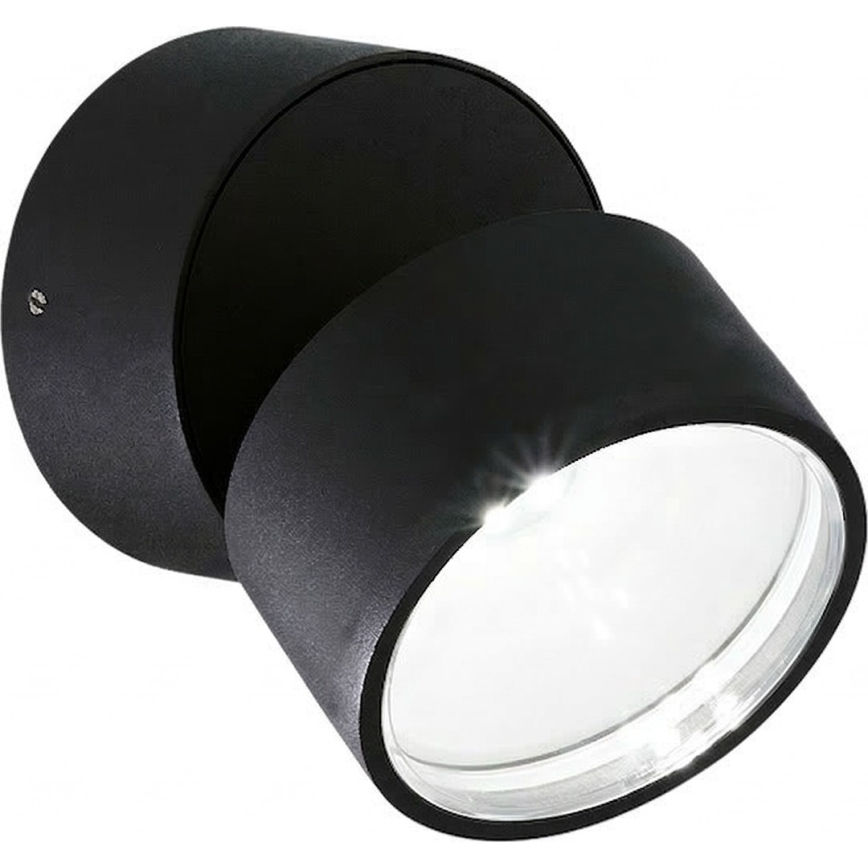 Ideal Lux - LED vanjska zidna svjetiljka OMEGA LED/7W/230V CRI 90 IP54 crna