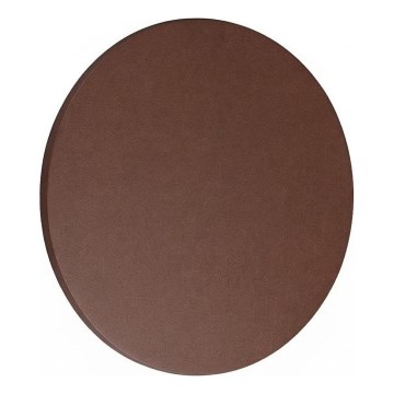 Ideal Lux - LED vanjska zidna svjetiljka PUNTO LED/16W/230V CRI 90 Ø 30 cm IP54 smeđa