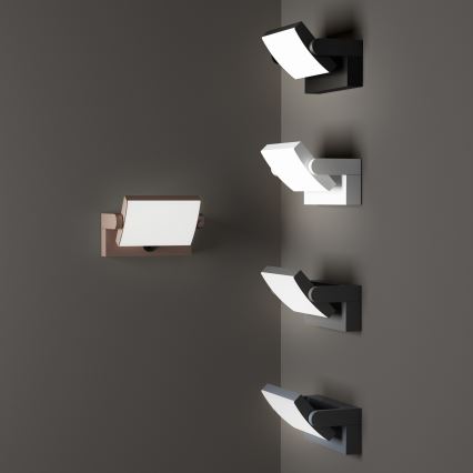 Ideal Lux - LED vanjska zidna svjetiljka sa senzorom SWIPE LED/21W/230V CRI 90 IP54 siva