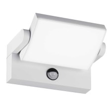 Ideal Lux - LED Vanjska zidna svjetiljka sa senzorom SWIPE LED/20,5W/230V IP54 bijela