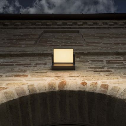 Ideal Lux - LED Vanjska zidna svjetiljka SWIPE LED/21W/230V CRI 90 IP54 smeđa