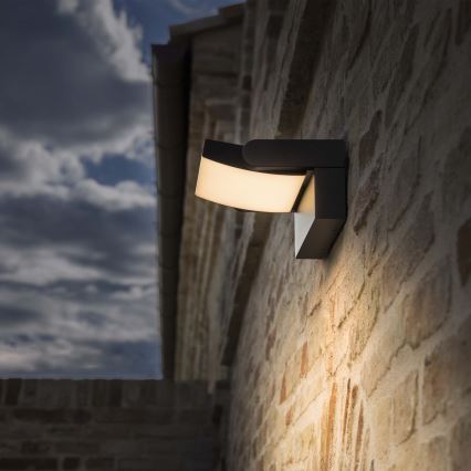 Ideal Lux - LED Vanjska zidna svjetiljka SWIPE LED/21W/230V CRI 90 IP54 antracit