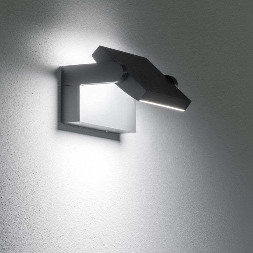 Ideal Lux - LED Vanjska zidna svjetiljka SWIPE LED/21W/230V CRI 90 IP54 crna