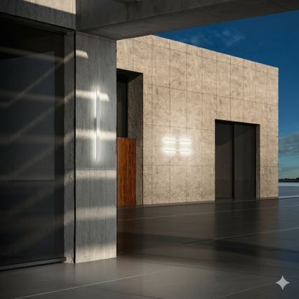 Ideal Lux - LED vanjska zidna svjetiljka LINEA LED/20W/230V CRI 90 104 cm IP54 bijela