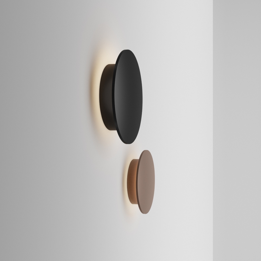 Ideal Lux - LED vanjsko zidno svjetlo PUNTO LED/12W/230V CRI 90 Ø 24 cm IP54 smeđa