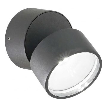 Ideal Lux - LED Vanjsko zidno svjetlo OMEGA LED/7W/230V CRI 90 IP54 antracit