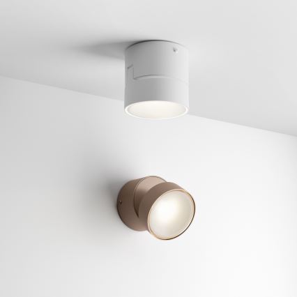 Ideal Lux - LED vanjsko zidno svjetlo OMEGA LED/7W/230V CRI 90 IP54 smeđa