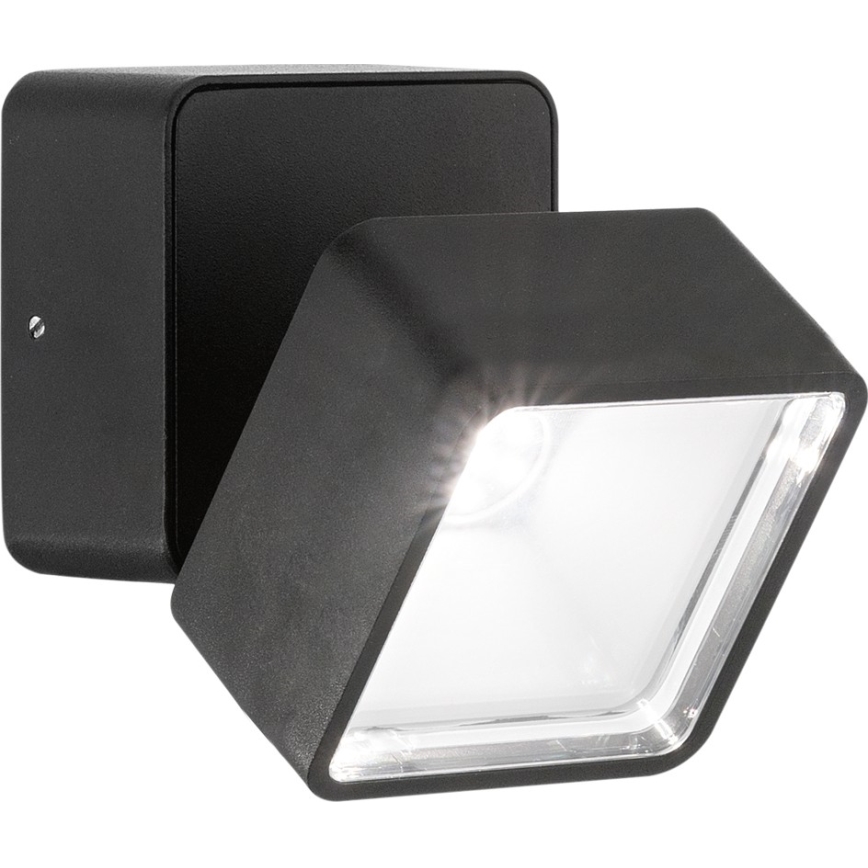 Ideal Lux - LED vanjsko zidno svjetlo OMEGA LED/7W/230V CRI 90 IP54 smeđe