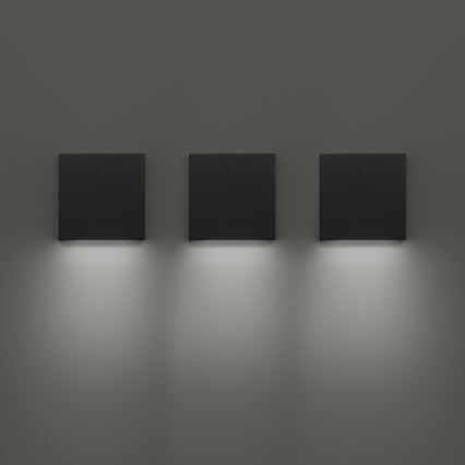 Ideal Lux - LED vanjsko zidno svjetlo POST-IT LED/3W/12V CRI 90 crna