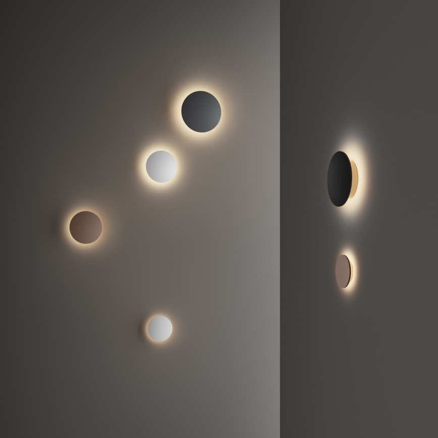 Ideal Lux - LED vanjska zidna svjetiljka PUNTO LED/16W/230V CRI 90 Ø 30 cm IP54 smeđa