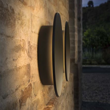 Ideal Lux - LED vanjska zidna svjetiljka PUNTO LED/9W/230V CRI 90 Ø 18 cm IP54 antracit