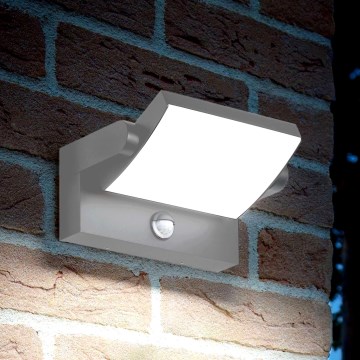 Ideal Lux - LED Vanjsko zidno svjetlo s senzorom SWIPE LED/21W/230V CRI 90 IP54 bijela