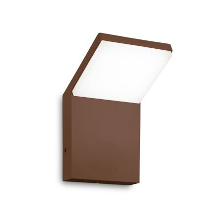 Ideal Lux - LED vanjska zidna svjetiljka STYLE LED/8,5W/230V 3000K CRI 90 IP54 smeđa