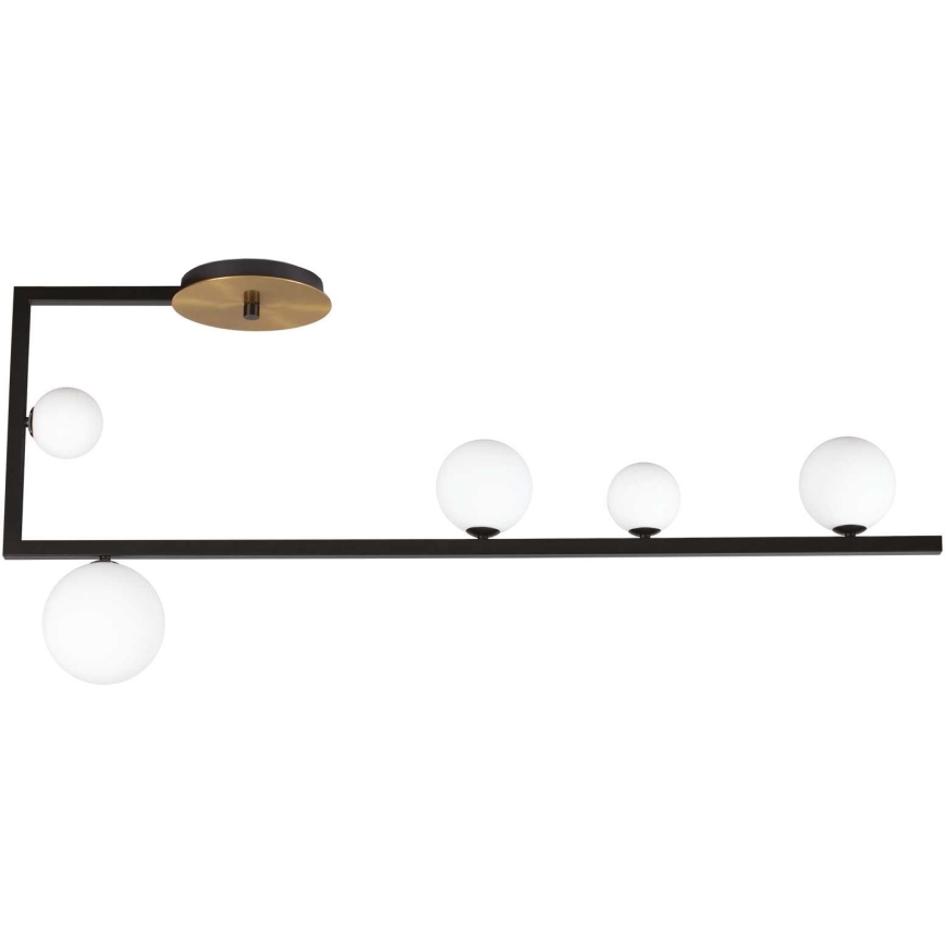 Ideal Lux - LED Viseći luster BIRDS 5xG9/3W/230V crna/zlatna