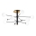 Ideal Lux - LED Viseći luster COSMOPOLITAN 10xG9/3W/230V pr. 124 cm crna