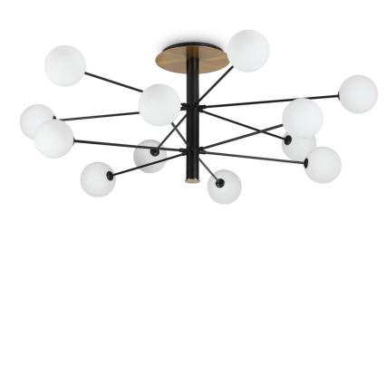 Ideal Lux - LED Viseći luster COSMOPOLITAN 12xG9/3W/230V pr. 145 cm crna