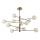 Ideal Lux - LED Viseći luster EQUINOXE 12xG4/2W/230V pr. 128,1 cm mesing/dimna