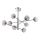 Ideal Lux - LED Viseći luster EQUINOXE 8xG4/2W/230V pr. 128 cm sjajni krom/dimna