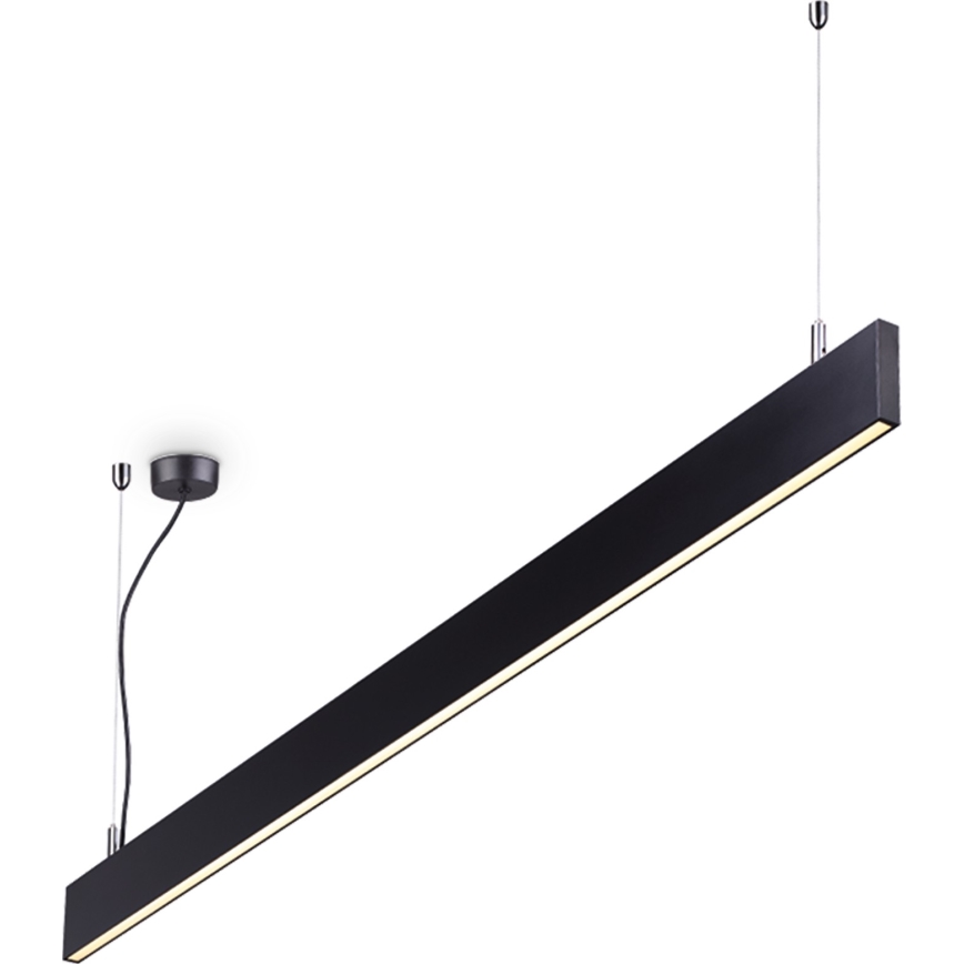 Ideal Lux - LED viseći luster na sajli LINUS LED/32W/230V 4000K CRI 90 120 cm crni