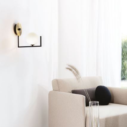 Ideal Lux - LED Zidna lampa BIRDS 1xG9/3W/230V crna/zlatna