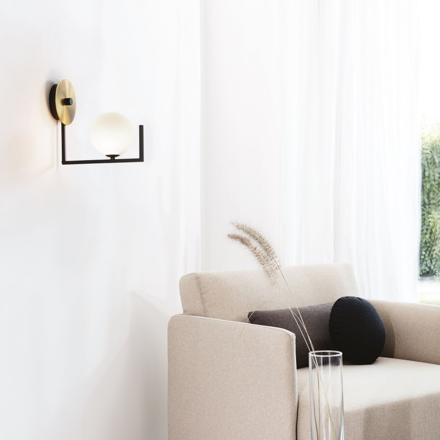Ideal Lux - LED Zidna lampa BIRDS 1xG9/3W/230V crna/zlatna