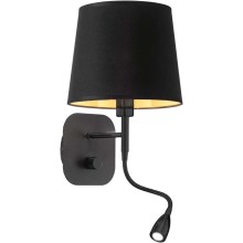 Ideal Lux - LED Zidna lampa NORDIK 1xE14/40W + LED/1,5W/230V