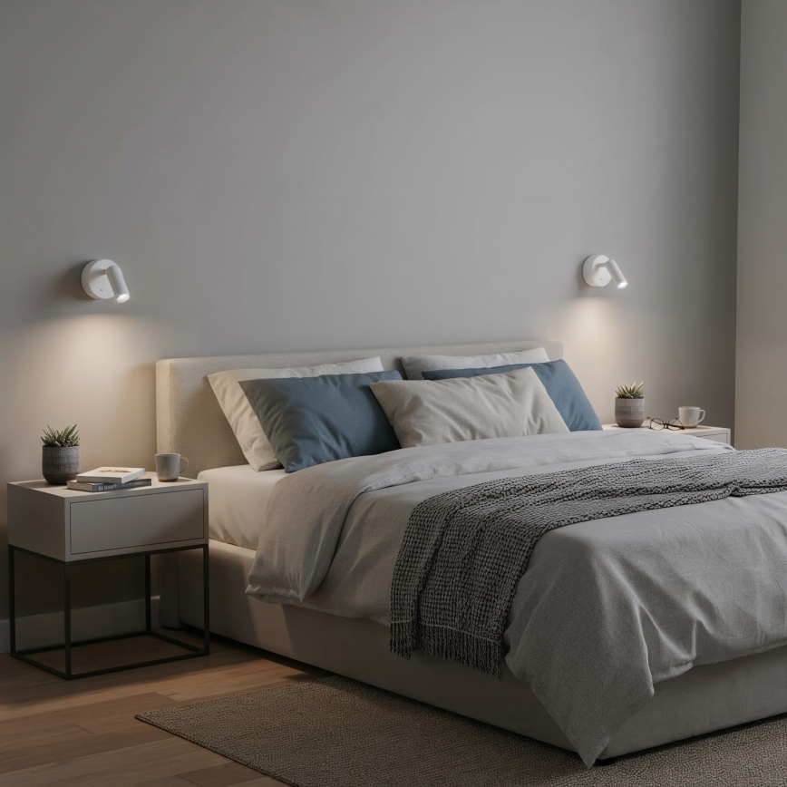 Ideal Lux - LED Zidna reflektorska svjetiljka BEAN LED/3W/230V CRI 90 bijela