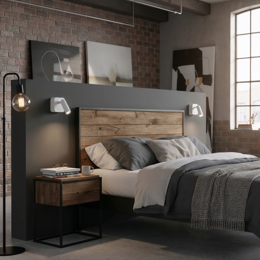 Ideal Lux - LED Zidna reflektorska svjetiljka BEAN LED/3W/230V CRI 90 bijela