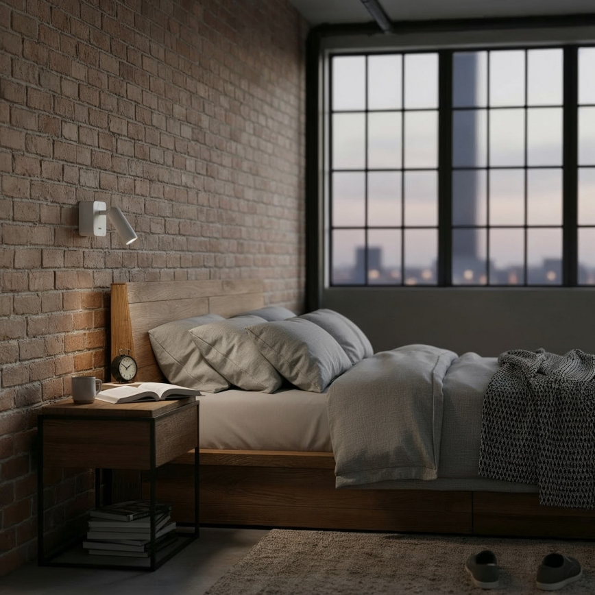 Ideal Lux - LED Zidna reflektorska svjetiljka BEAN LED/3W/230V CRI 90 bijela