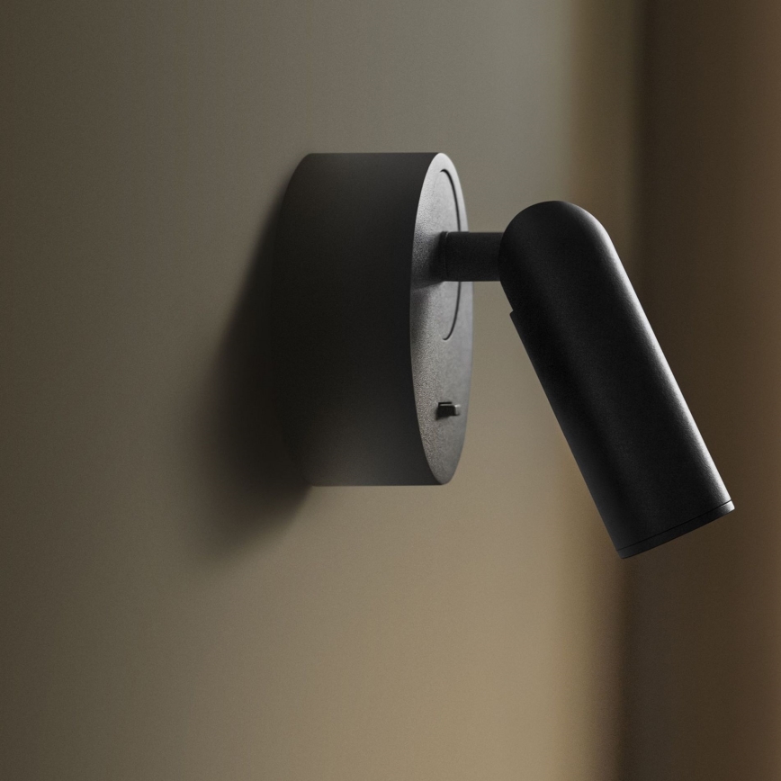 Ideal Lux - LED Zidna reflektorska svjetiljka BEAN LED/3W/230V CRI 90 crna