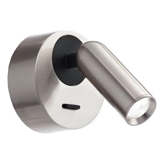 Ideal Lux - LED Zidna reflektorska svjetiljka BEAN LED/3W/230V CRI 90 sjajni krom